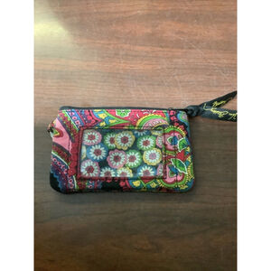 Vera Bradley Zip ID Case in "Symphony in Hue" Pattern